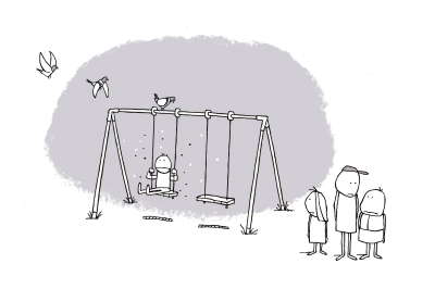 Swingset-BW